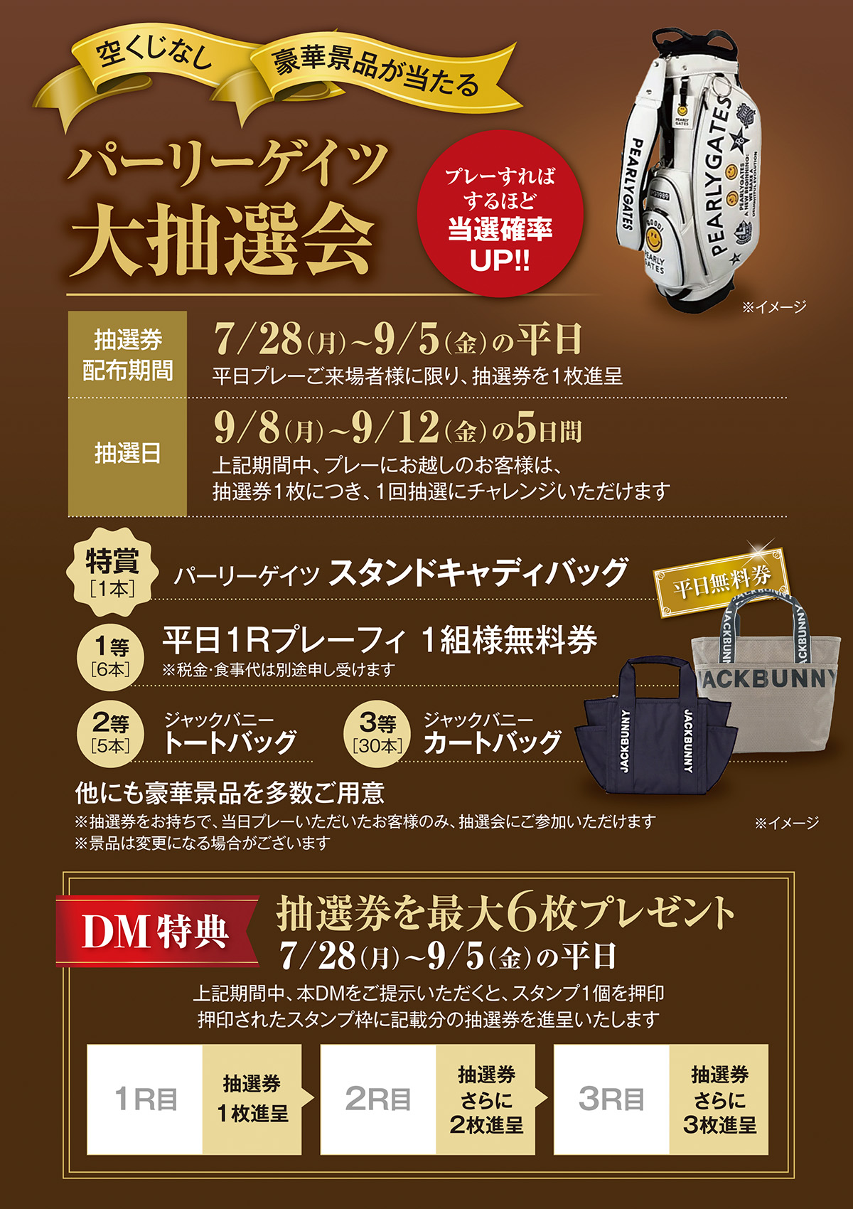 パーリーゲイツ大抽選会